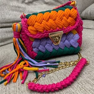 Colorful Woven Women's Bag
